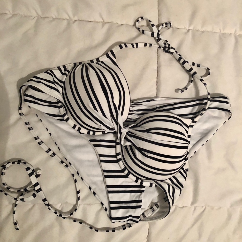 Striped bikini